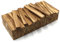 80x Holzleiste 22x8x160mm Schokoeiche lose Bastelklötzchen zum Basteln Bastelstäbe (Schokoeiche 22x8mm)