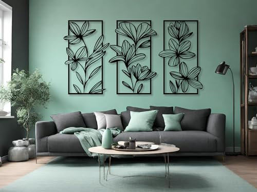VAILLA Flores Cuadros decoracion salon modernos grande, Decoración de pared de madera 3D, Decorativos para Pared del hogar, Cuadro Habitacion, Quadros decoração sala,
