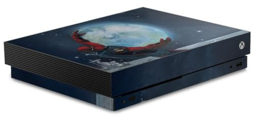 DeinDesign Skin Compatibile con Microsoft Xbox One X Pellicola Adesivi Deadpool Luna Marvel