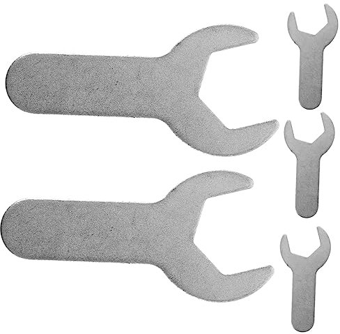 CANIGHT 5pcs Stainless Steel Multi-Function Gas Bottle Wrench Pressure Regulating Tool for Home Use Lightweight Hand Spanner Strong Clamping Force