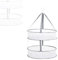 ZIJANG Malla de Secado, 2 Niveles Red Secado Plegable, Secadora de Hierbas para Colgar con Gancho, Cesta de Secado de Ropa Blanca para Secar Flores, Hierbas, Semillas, Ropa Interior o Calcetines
