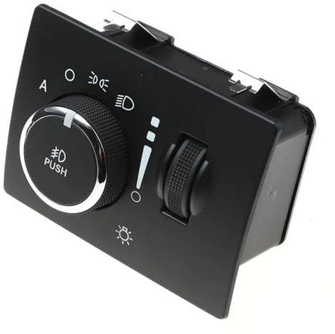 CVZXSDWLL Auto Lampensteuerungsschalter Kompatibel Mit Chrysler Für 300C 2006 2007, Auto-Lichtschalter, Scheinwerferschalter, Auto-Scheinwerfer, Nebelscheinwerfer, Autoteile, OEM: 68189148AA