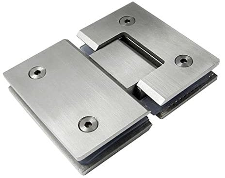 Shower Door Hinges, Pivot Hinge Stainless Steel 201Glass Shower Door Hinges Glass Door Clamps Bathroom Glass Clips HardwareYUMORE 30pcs/lot Hinge Set