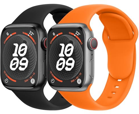 DONEGANI C2 per Cinturino Apple Watch 40mm 44 mm 46mm 42mm 45mm 41mm 38mm 49mm Se Ultra 2 Serie 10 9 8 7 6 5 4 3 Band Bracciale Sport Silicone
