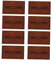 Abaodam Doll House Mat Set Pcs Mini Floor Mats Nonwoven Miniature Rug for Boys and Girls Diy Decorations Ornaments