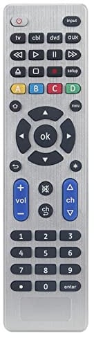 Replaced Remote Control fit for LG Samsung Funai TCL Hisense Toshiba Sony Philips VIZIO Westinghouse RCA Sansui TV, DVD, Blu-ray, VCR, HDTV Set Top Box, Home Theater,Soundbar, TV/DVD Combo