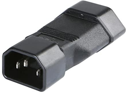 IEC320-C14 Male to Switzerland Female Power Adapter