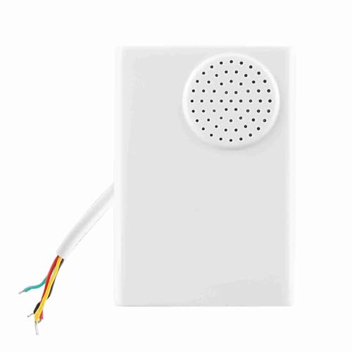 ZJchao Kabelgebundene Türklingel, 12 V, Kabelgebundene Türklingel für das Home Office mit Lauten, Klaren 90-dB-Klingeltönen, Einfache Installation, Keine Batterie Erforderlich,