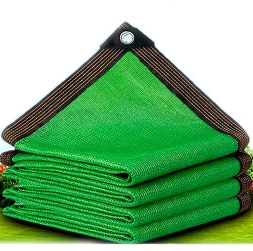 Strapazierfähiges Sonnenschutznetz, UV-Schutz, wasserdurchlässig, für Carport und Terrasse, haustierfreundlich, mit Ösen, 3 x 7 m