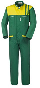 Rossini Trading A4180720M Tuta Ginevra, Verde/Giallo, M