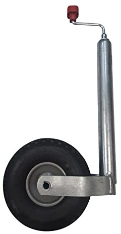 Neuswiel Plus Alko , rond diameter 48 mm, extra lang, stalen velg met luchtband ( 260 x 85)