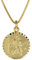 trendor Christophorus Anhänger Gold 333 mit plattierter Herren-Halskette 08520-50 50 cm