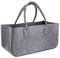 Schramm®1 oder 2 Stück Filztasche Tasche aus Filz in dunkelgrau 50x25x25 cm Kaminholztasche Holzkorb Einkaufstasche Filzkorb Zeitungskorb Shopper Taschen Filztaschen 1 oder 2 Stück, Anzahl:1