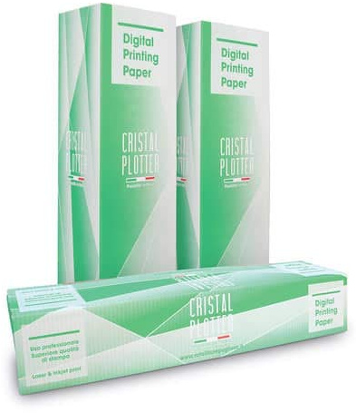 Papier traceur 80 g rouleau imprimante laser jet d'encre 61 x 50 m blanc lisse DP1P48