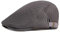RUICHENG Schiebermütze Herren Sommer Mesh Cap Kappe Gatsby Newsboy Flat Cap Schirmmütze (Grau)