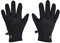 Under Armour Boys Full Finger Gloves Ua Storm Fleece Gloves, Black, 1365975-001, YSM
