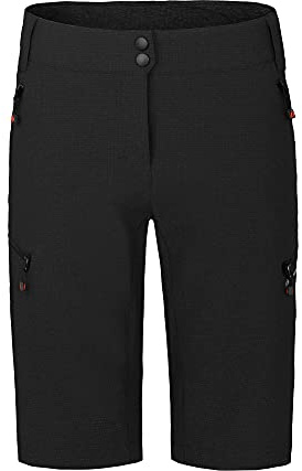 Bergson Vina Bermuda | Damen 2in1 Radshorts (mit gepolsterter Innenhose) - Funktionelle Damen 2in1 Radshorts in Bermuda-Länge, Normalgrößen, Supra Stretch 4-Wege-Stretch, inklusive gepolsterter & her