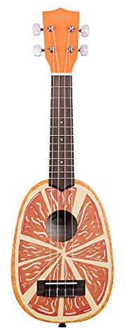 KALA KA-NV-ORNG - Novelty Series Orange Soprano Ukulele, with Bag