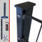 Doppelstabmattenzaun Komplettset 6/5/6mm in Anthrazit RAL7016 – Stabmattenzaun Gartenzaun - Pfosten mit Abdeckleiste und Zubehör Zaunhöhe: 1030 mm Zaunlänge: 22,5 m