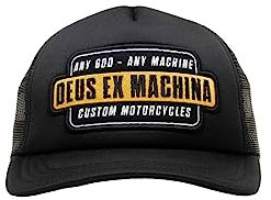 Deus Grip Tape Trucker Cap - Black