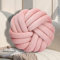 GYCS Knot Cushion, Soft Plush Cushion, Knotted Cushion, Decorative Cushion for Sofa, Bed, Decorative, Knot Cushion, Throw Cushion for Home Decoration, Bedroom, Couch,Pink b,30cm