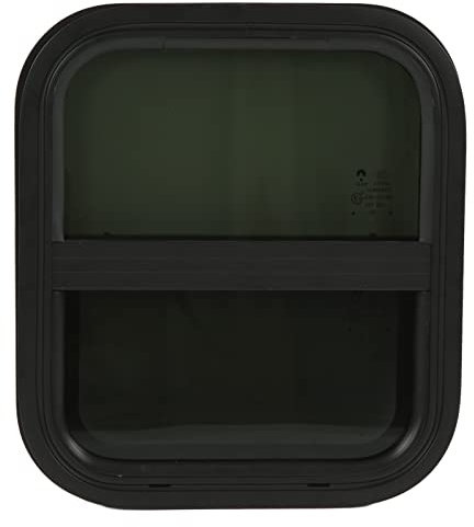 Fenêtre de Camping-car, Verre trempé teinté 440 Mm H 390 Mm W Fenêtre de Camping-car avec écran Installation Verticale Horizontale pour Remorque pour Camping-car