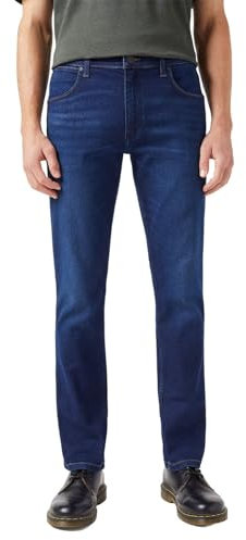 Wrangler Herren Jeans Greensboro - Regular Fit - Blau - Night Shade W29-W46, Größe:32W / 30L, Farbe:Night Shade 112350837