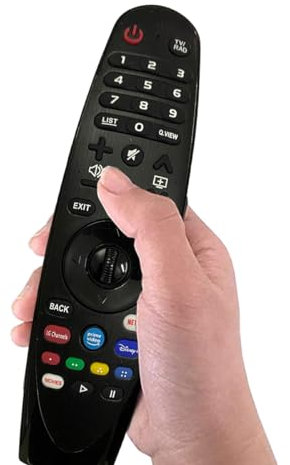 Replacement IR Remote for LG Smart OLED TV 50QNED80AQA 50QNED80UQA 55QNED80AQA 55QNED80UQA 55QNED85AQA 55QNED85UQA 65QNED80AQA 65QNED80UQA 65QNED85AQA 65QNED85UQA 75QNED80AQA 75QNED80UQA 75QNED85AQA