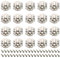 20Pcs Sliver Box Latch,Toggle Catch Latch Clasp,Jewelry Box Lock Buckle for Packaging Box,Gift Box Plate Buckle Locks 27 * 29mm