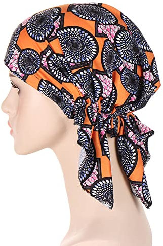 Bonnet Turban Chimio pour Femme Casquette Baseball Réglable Brodée Le Ruban Rose Brodé Twist Plissée Wrap Head Scarf Alopecia Bandana Cover Adultes, Femmes Et Hommes