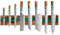 Farmhouse Magnetischer Messerhalter, Wandmontage, Messerhalter in Dunkelbraun und Tiefgrün, Messerhalter für Küchenutensilien, Organizer, Werkzeughalter, Mehrzweck-Magnet-Messerregal