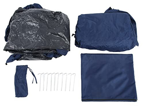 Tbest Auto-Campingzelt, Markisenverlängerungszelte, Regensicheres Doppellagiges Pickup-Truck-Zelt mit Aufbewahrungstasche für SUV-Auto-Heckklappen-Outdoor-Aktivitäten