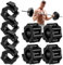 flintronic Hantelverschlüsse, 8PCS Schnellverschluss Langhantel für 30mm Olympic Bar, Langhantel Clips, Hantelstange Klammer, Hantel Sicherung für Kraftsport, Gewichtheben, Fitness, Gym (Schwarz)
