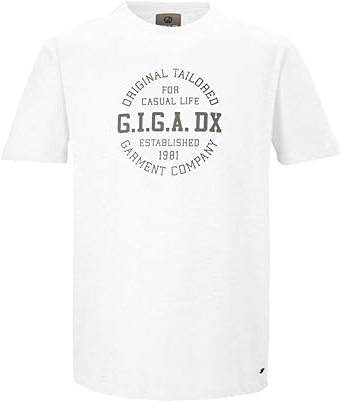 G.I.G.A. DX Herren T-Shirt GS 4 MN TSHRT GOTS, Brilliant White, M, 42647-000
