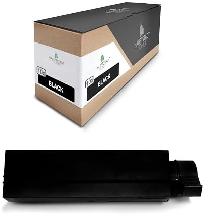 HAUPTSTADT TONER XXL Toner 10x Premium kompatibel mit Oki B431 ersetzt 44574902 Schwarz Black