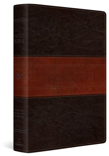 ESV Giant Print Personal Size Bible (TruTone, Forest/Tan, Trail Design)