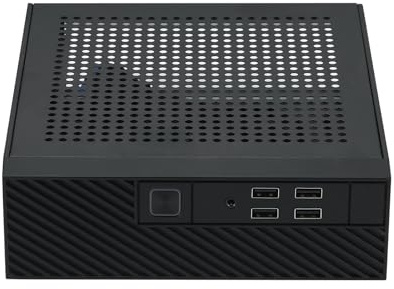 Oxxggkao ITX Computer Case Chassis HTPC Host Case USB ITX Enclosure PC Computer Desktop Box Desktop