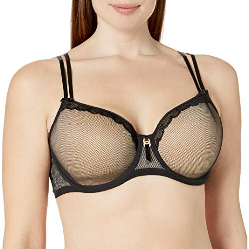 Freya Idol Allure 1800 Underwired Supportive Non Padded Balcony Bra, Black, 34B