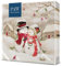 PAW - Servietten 3-lagig (33 x 33 cm) I 20 Stück I Papierservietten Bunt Perfekt für den Weihnachtstisch I Servietten - Weihnachten, Winter, Sterne, Schnee, Schneemänner I Snowy Family