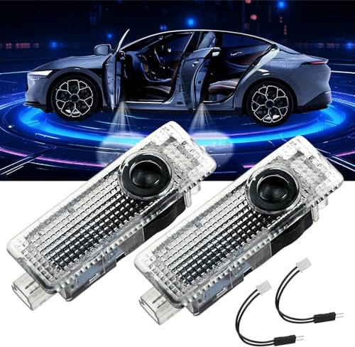 Spongent Car Door Light Courtesy Shadow 3D Lamps Logo Projector 2 pieces Compatible with Mini Cooper R55 R56 R57 R58 R59 R60 R61 F54 F55 F56 F57