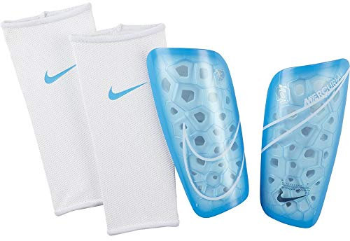 Nike Unisex – Erwachsene Mercurial Lite Schienbeinschoner, Blue Hero/White/Blue Hero, L
