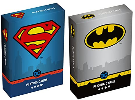 Cartamundi Spielkarten DC Super Heroes Duopack Karton