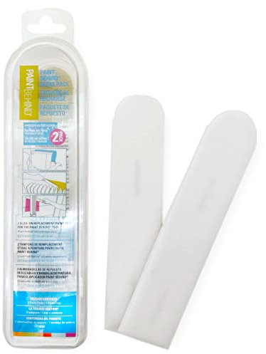 PAINT BEHIND Refill Pack with Paint Tray 16 in. L x 12 in. W x 12 in. H Nylon Flat Paint Brush for Paint Behind Toilet Tool - Hard to Reach Areas, Wall Painting Supplies for Home Improvement Paint Kit
