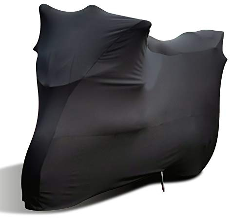 WinPower Motorradabdeckung für den Innenbereich, Samt, Stretch, elastisch, staubdicht, für Motorräder, 243,8 cm (96 Zoll)