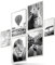 BLCKART Infinity Marke Poster-Set Travel Wild - beidseitig bedruckte Wandbilder - Premium Poster - Bilder zur Wanddekoration - Größe L 4x A3 und 2x A4