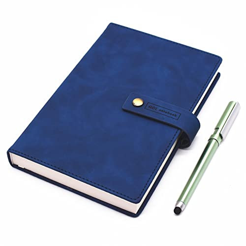 A5 408 Seiten Verdicktes Tagebuch Agenda Notizbuch Bürotagebuch Agenda Tagebuch Business Arbeitstagebuch Besprechungsbuch Klassisches Tagebuch Tagebuch Schulmaterial mit Stift (blau)