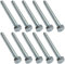 AERZETIX - C47292 - Lot de 10 pièce - Boulons M5x50 - à tête Hexagonale - Ø5x50mm - DIN 933 - Classe 8.8 - en Acier Zingué - Bricolage - Outillage d'assemblage/Quincaillerie