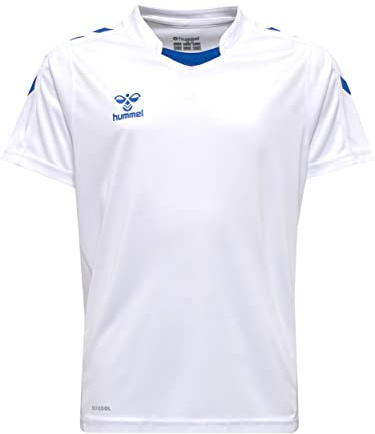 hummel Core XK Poly Trikot Kids weissblau, 8 (128) Kinder