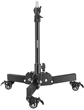 NEEWER Hochleistungs-Lichtstativ mit Rollen,faltbar Stativ mit einer maximalen Höhe von 2,4Fuß für niedrig Winkel-/Tischaufnahmen,Fotografie-Lichtstativ für Softbox,Monolight und andere Fotoausrüstung