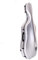 HDYNUZ Custodia per Violoncello 4/4 Custodia Rigida in Fibra di Carbonio Leggera Supporto 300 kg (Color : Silver)